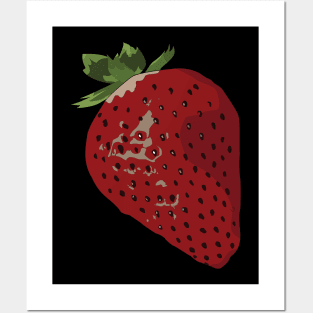 Food Vignette: Red Strawberry Posters and Art